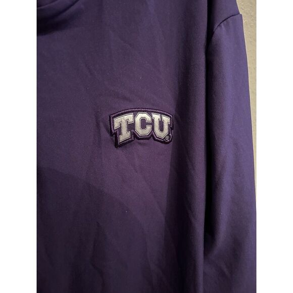 TCU Horned Frogs Nike Mens 3XL Tall Purple Full Zip Windbreaker Jacket - Picture 4 of 11